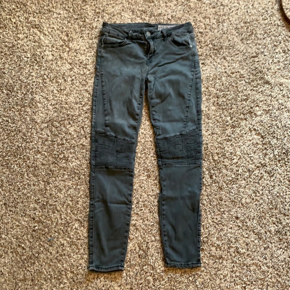 Pistola Jeggings with Motto Details
